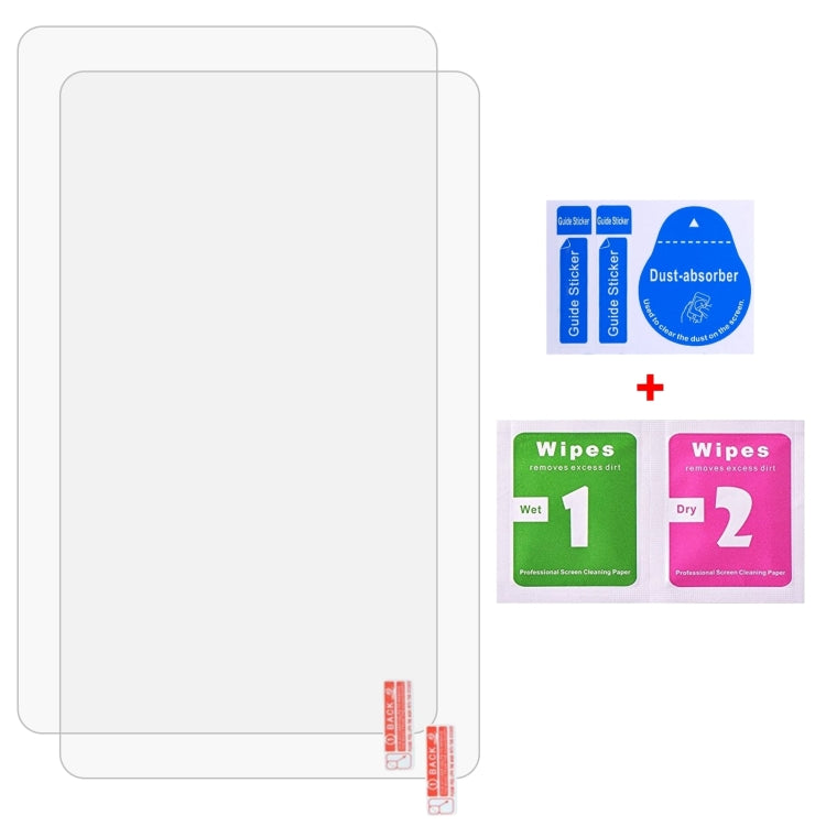 For itel Vista Tab 10 mini 8.0 2pcs 9H 0.3mm Explosion-proof Tempered Glass Film