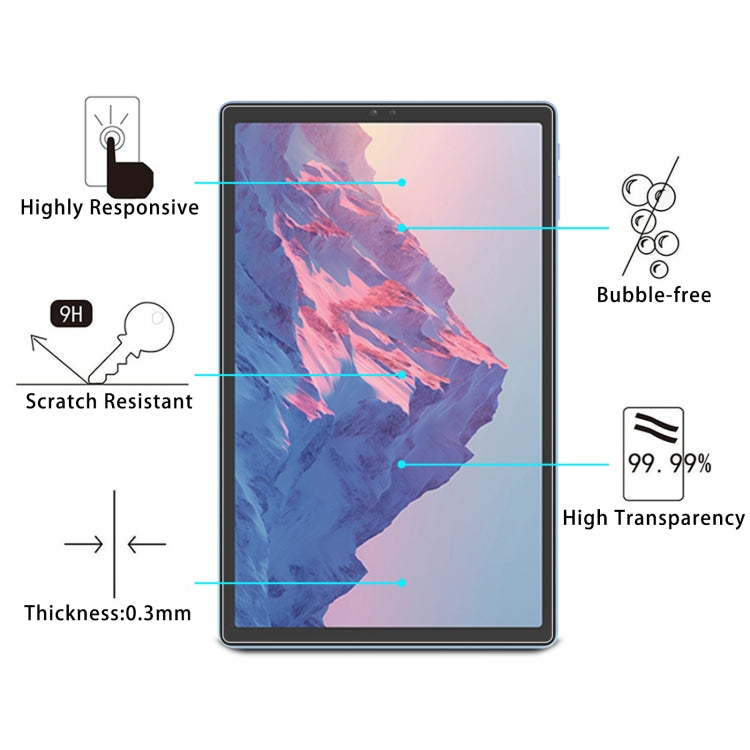 For itel Vista Tab 11 / 10 10.1 25pcs 9H 0.3mm Explosion-proof Tempered Glass Film