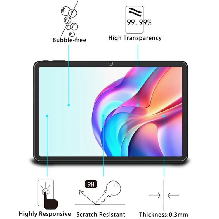 For itel Mega Pad 11 25pcs 9H 0.3mm Explosion-proof Tempered Glass Film