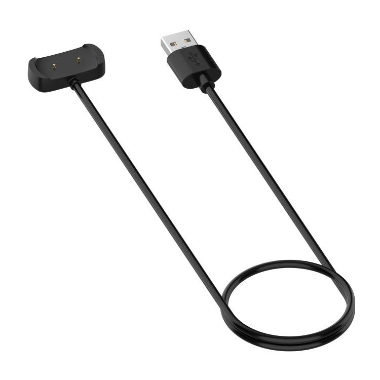 For Amazfit Bip 5 Unity A2324 Smart Watch Magnetic Charging Cable, Length: 1m - Black