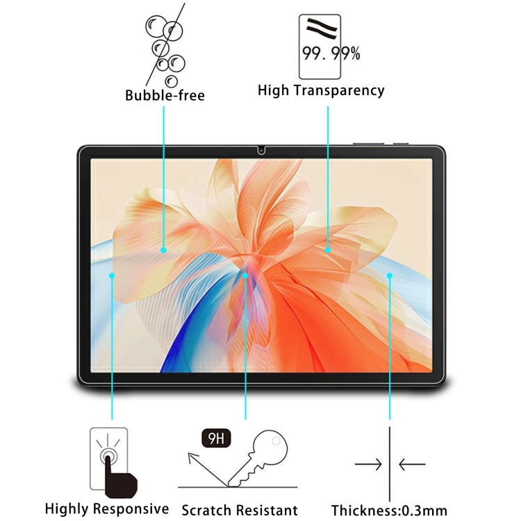 For UAUU T10 11 2pcs 9H 0.3mm Explosion-proof Tempered Glass Film