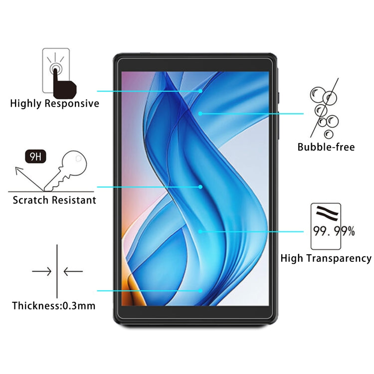 For UAUU P30 8.4 25pcs 9H 0.3mm Explosion-proof Tempered Glass Film