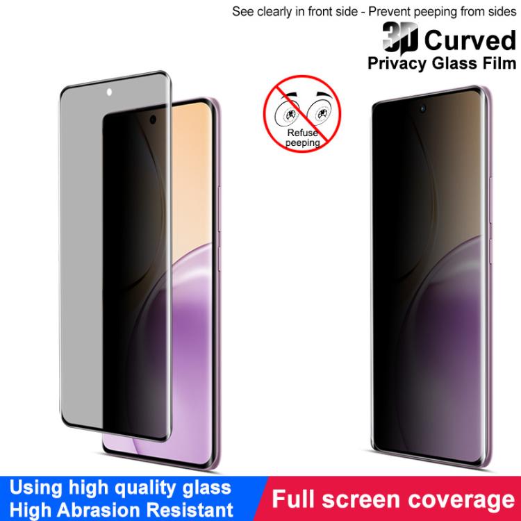For Realme 14 Pro imak 3D Curved HD Full Screen Anti-spy Tempered Glass Protective Film