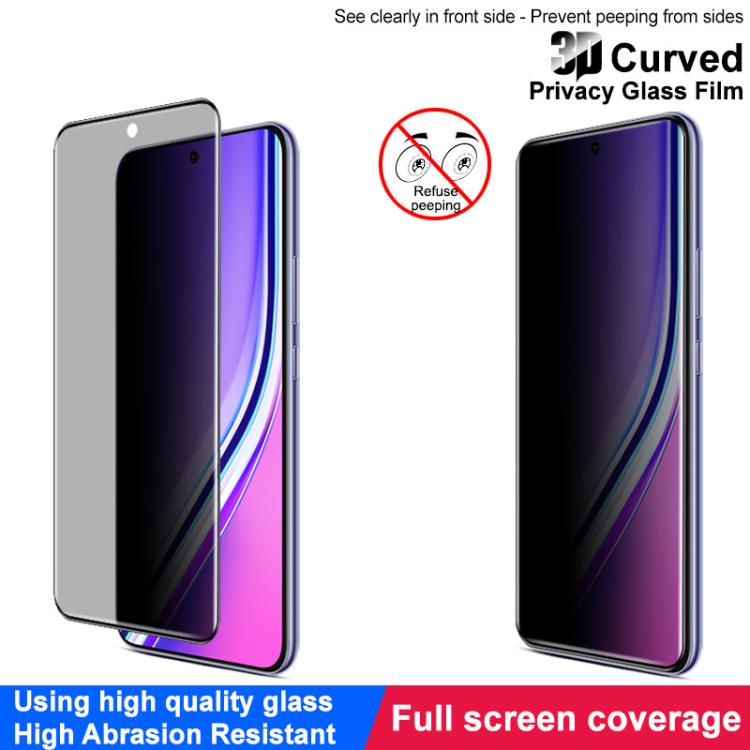 For Realme P3 Pro imak 3D Curved HD Full Screen Anti-spy Tempered Glass Protective Film
