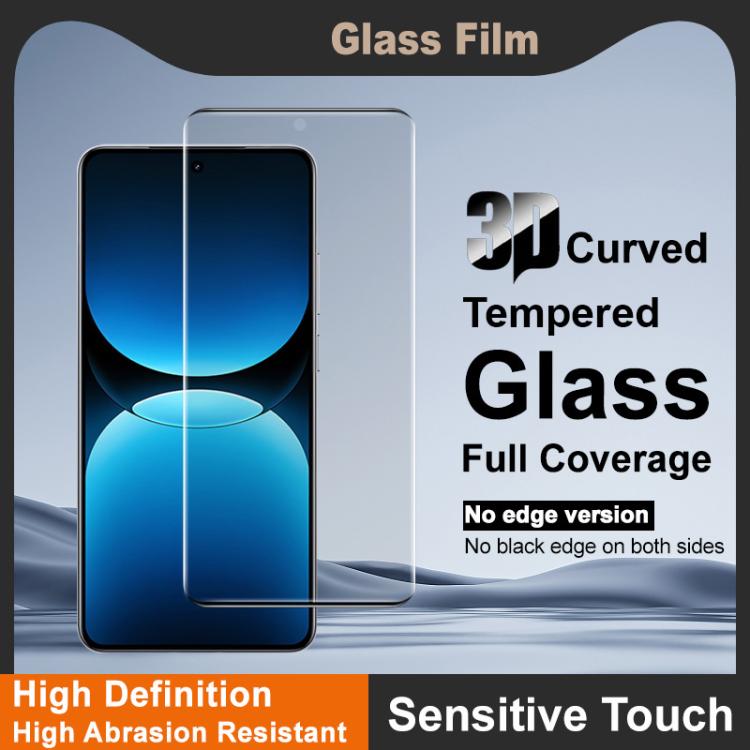 For Realme GT7 Pro Racing imak No Edge Version 3D Curved Full Screen Tempered Glass Film