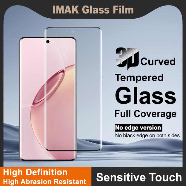 For Realme 16 Pro+ 5G Global imak No Edge Version 3D Curved Full Screen Tempered Glass Film