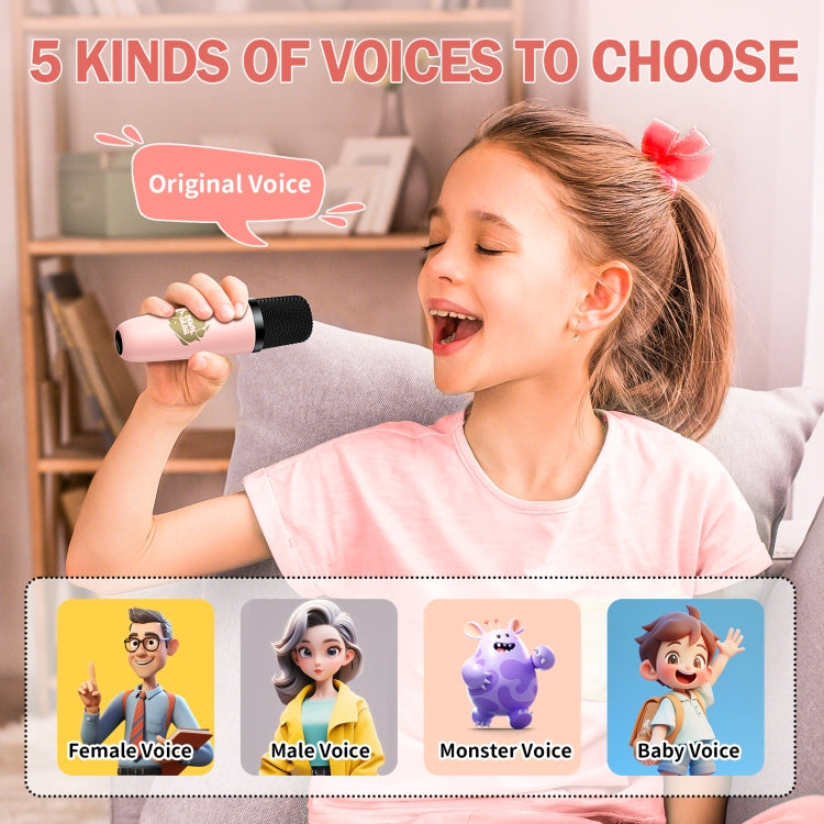 ONIKUMA L7 5W Karaoke Bluetooth Speaker with 2 Microphones