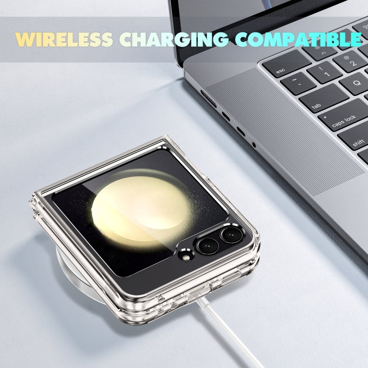 For Samsung Galaxy Z Flip3 5G Transparent Shockproof PC Folding Phone Case
