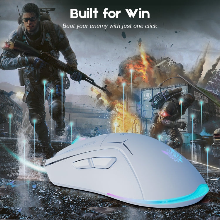 ONIKUMA CW917 RGB 4800DPI Dual Mode Wired + 2.4GHz Wireless Mouse