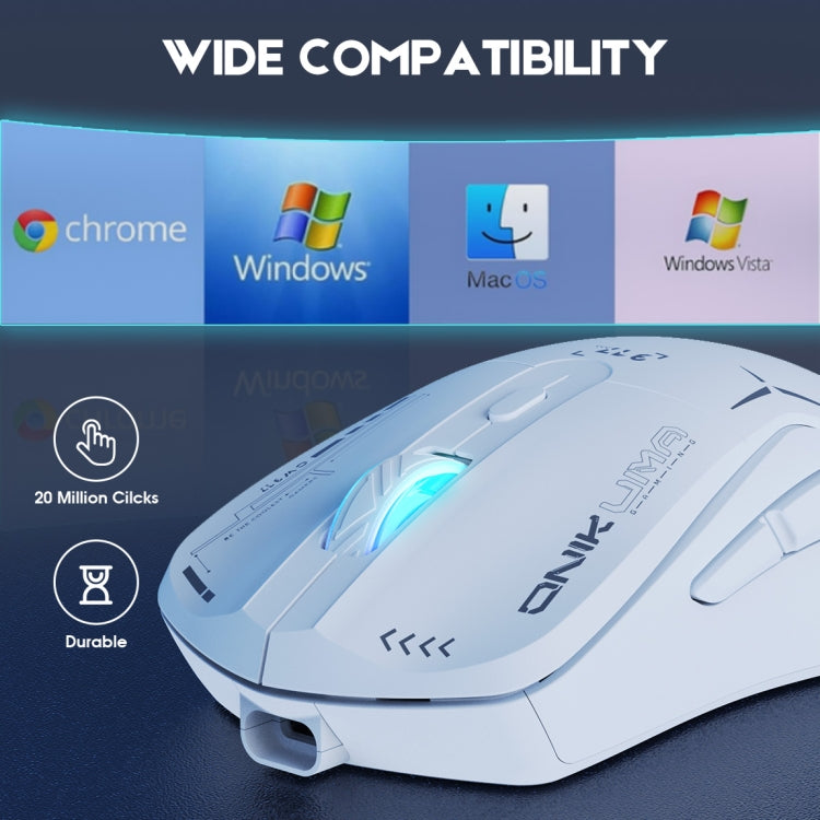 ONIKUMA CW917 RGB 4800DPI Dual Mode Wired + 2.4GHz Wireless Mouse