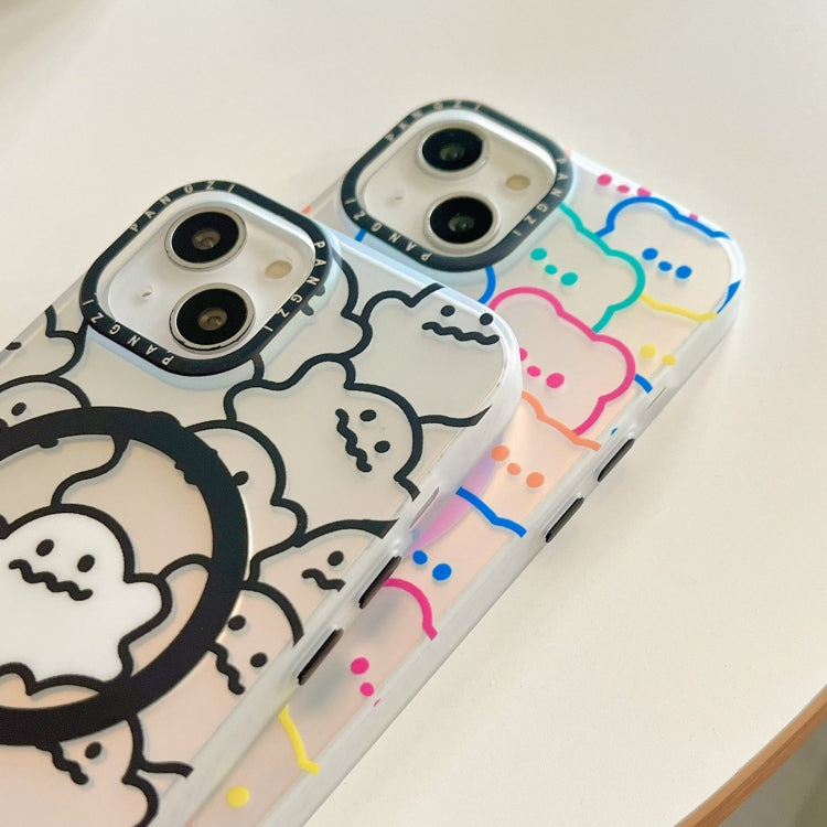 For iPhone 13 Pro Max Double-Layer Frosted IMD MagSafe Phone Case