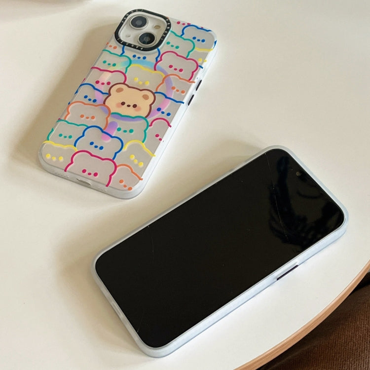 For iPhone 12 Pro Double-Layer Frosted IMD MagSafe Phone Case