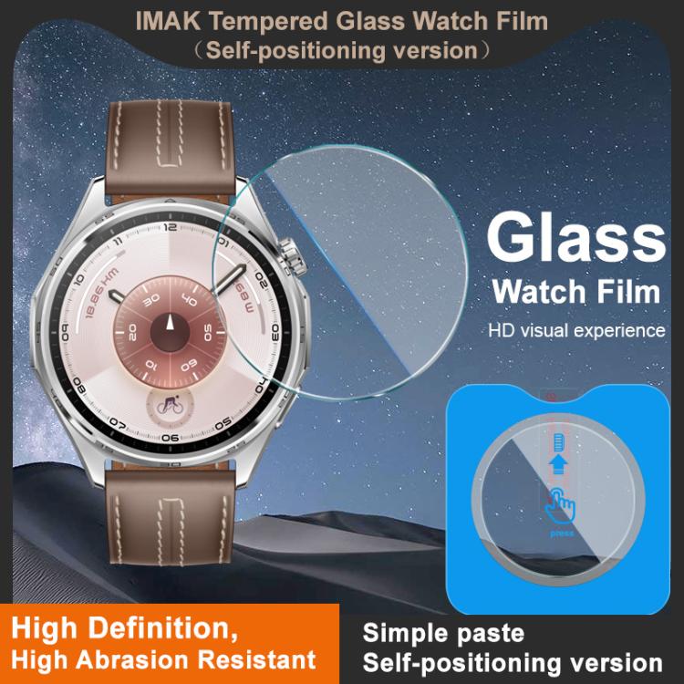 For Huawei Watch GT 6 46mm imak Tempered Glass Watch Film, Self-positioning Version