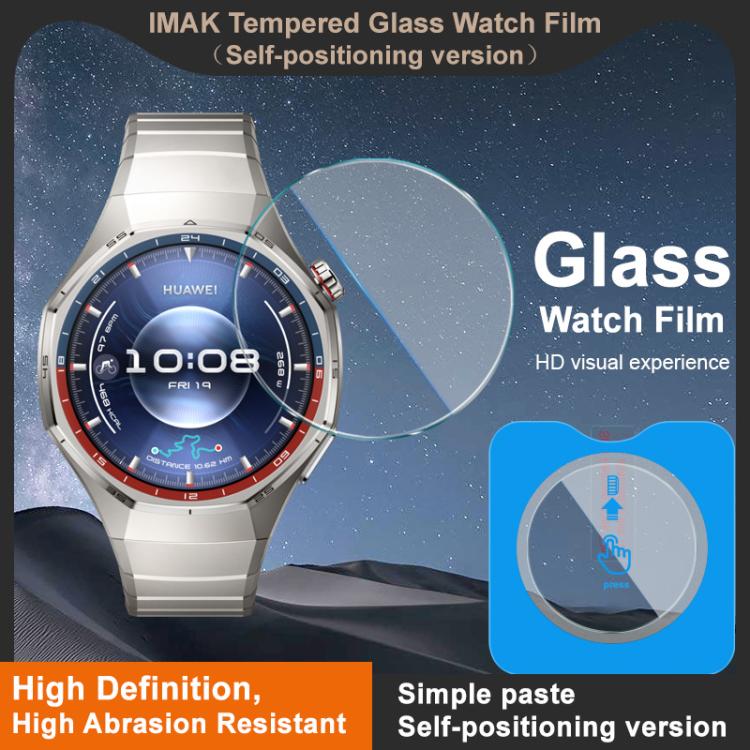 For Huawei Watch GT 6 Pro 46mm imak Tempered Glass Watch Film, Self-positioning Version