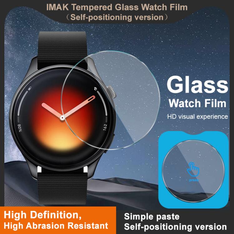 For Xiaomi Watch 5 imak Tempered Glass Watch Film, Self-positioning Version