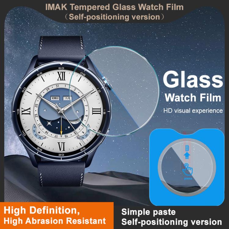For Xiaomi Watch S5 46mm imak Tempered Glass Watch Film, Self-positioning Version