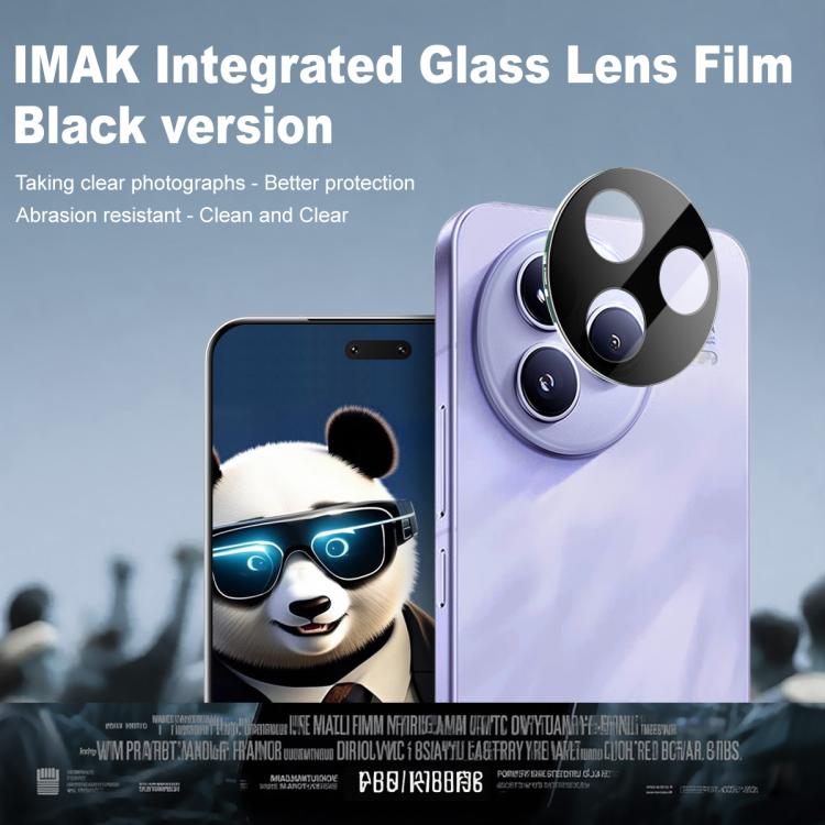For Xiaomi Civi 5 Pro 5G imak High Definition Integrated Glass Lens Film Black Version
