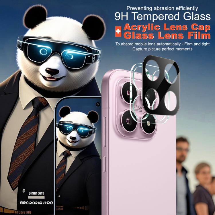 For Xiaomi 17 5G imak High Definition Integrated Glass Lens Film Black Version