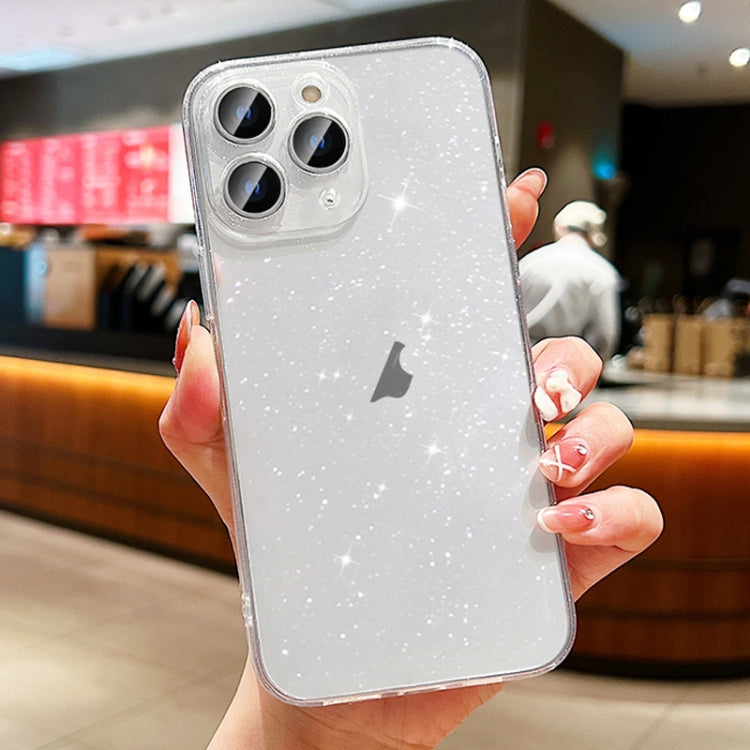 For iPhone 11 Pro Max Glitter Powder TPU Phone Case