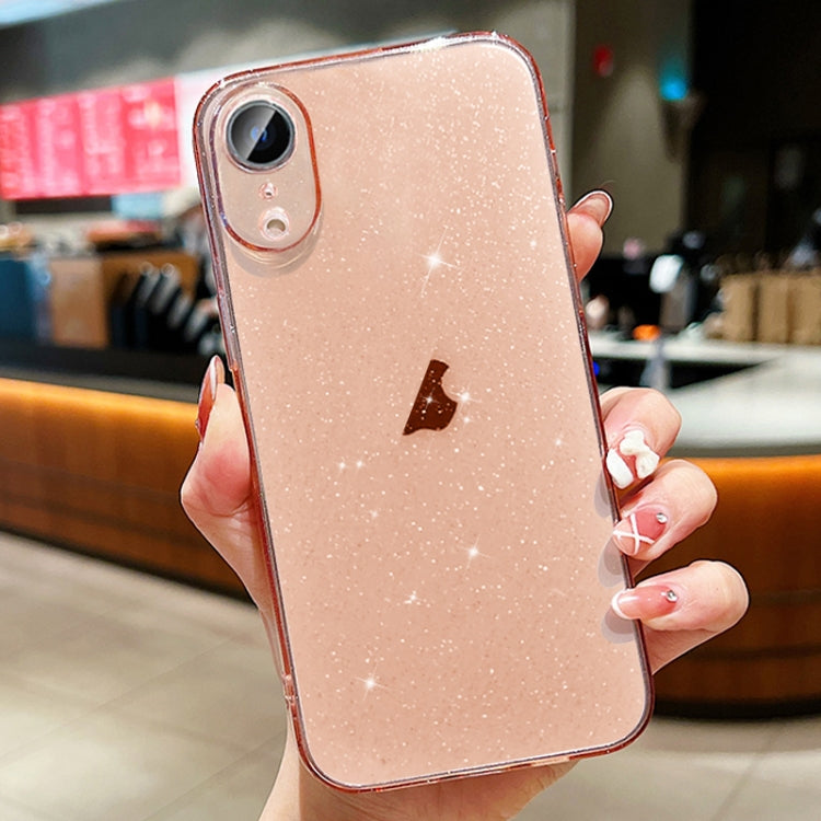 For iPhone XR Glitter Powder TPU Phone Case
