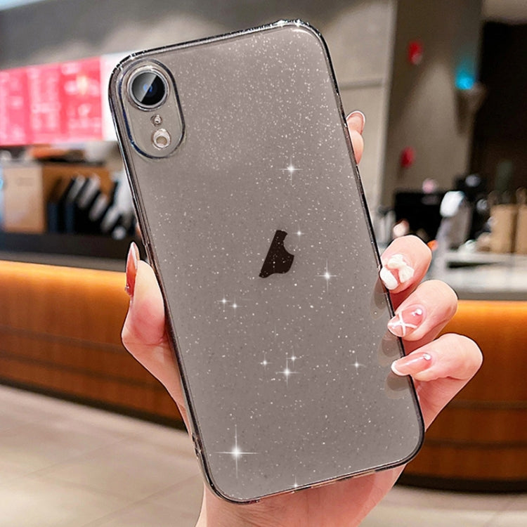 For iPhone XR Glitter Powder TPU Phone Case