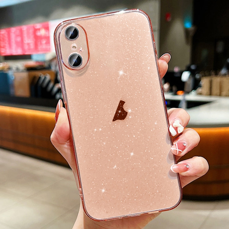 For iPhone XS Max Glitter Powder TPU Phone Case