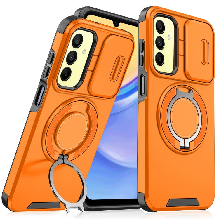 For Samsung Galaxy A15 Sliding Camshield Ring Holder Phone Case
