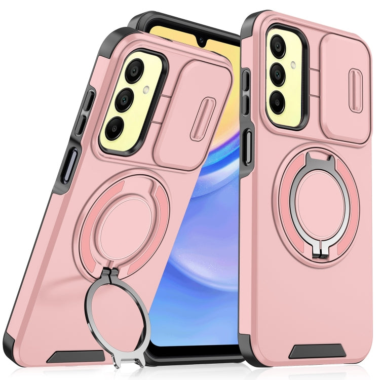 For Samsung Galaxy A15 Sliding Camshield Ring Holder Phone Case