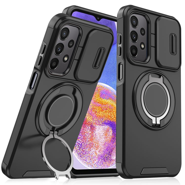 For Samsung Galaxy A23 5G Sliding Camshield Ring Holder Phone Case