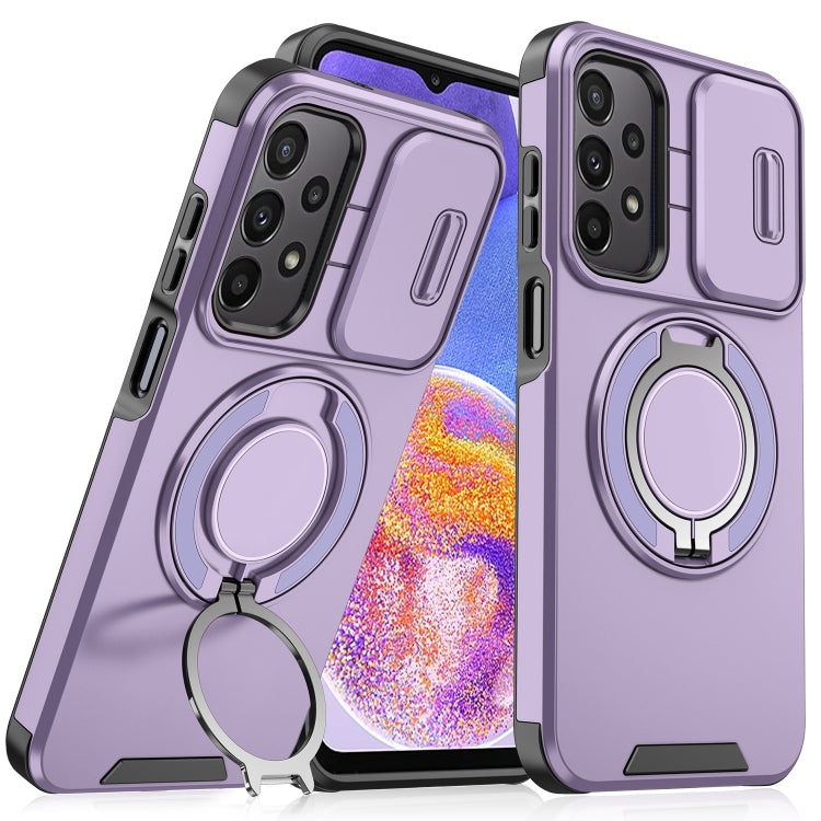 For Samsung Galaxy A23 5G Sliding Camshield Ring Holder Phone Case