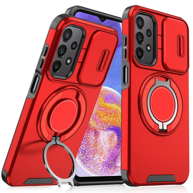 For Samsung Galaxy A23 5G Sliding Camshield Ring Holder Phone Case