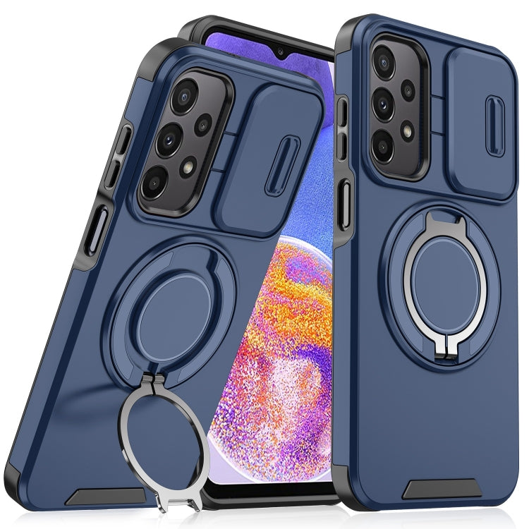 For Samsung Galaxy A23 5G Sliding Camshield Ring Holder Phone Case