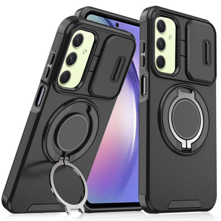 For Samsung Galaxy A54 5G Sliding Camshield Ring Holder Phone Case
