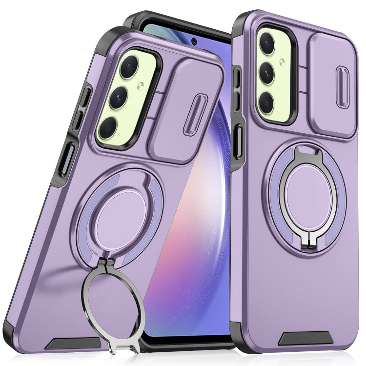 For Samsung Galaxy A54 5G Sliding Camshield Ring Holder Phone Case