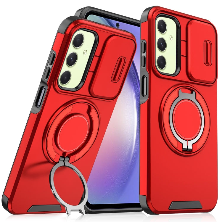 For Samsung Galaxy A54 5G Sliding Camshield Ring Holder Phone Case