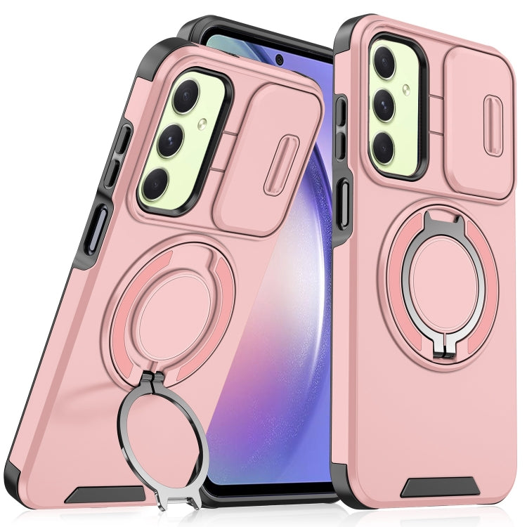 For Samsung Galaxy A54 5G Sliding Camshield Ring Holder Phone Case