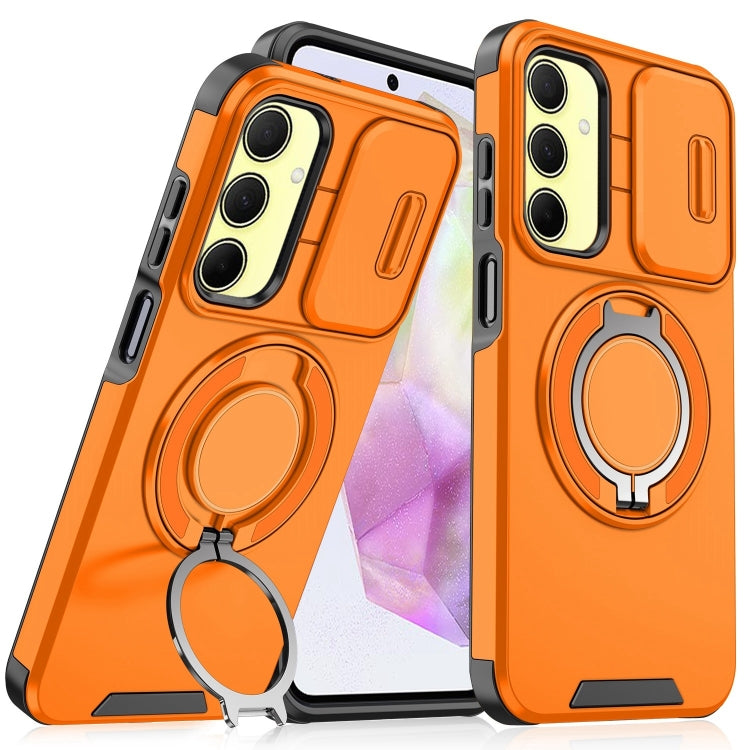For Samsung Galaxy A35 5G Sliding Camshield Ring Holder Phone Case