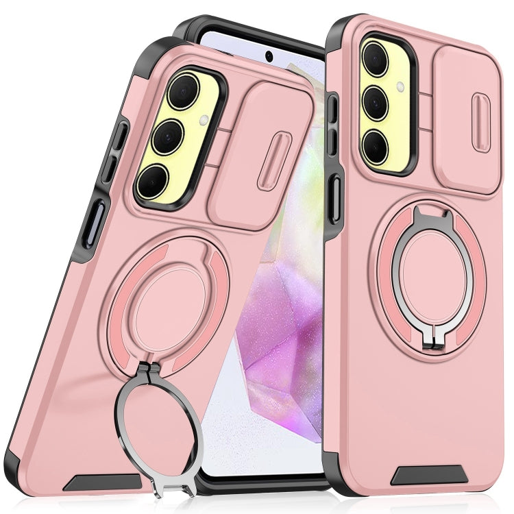 For Samsung Galaxy A35 5G Sliding Camshield Ring Holder Phone Case