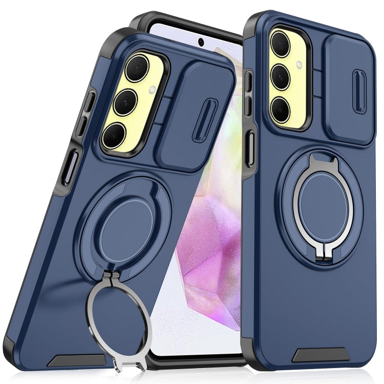 For Samsung Galaxy A35 5G Sliding Camshield Ring Holder Phone Case