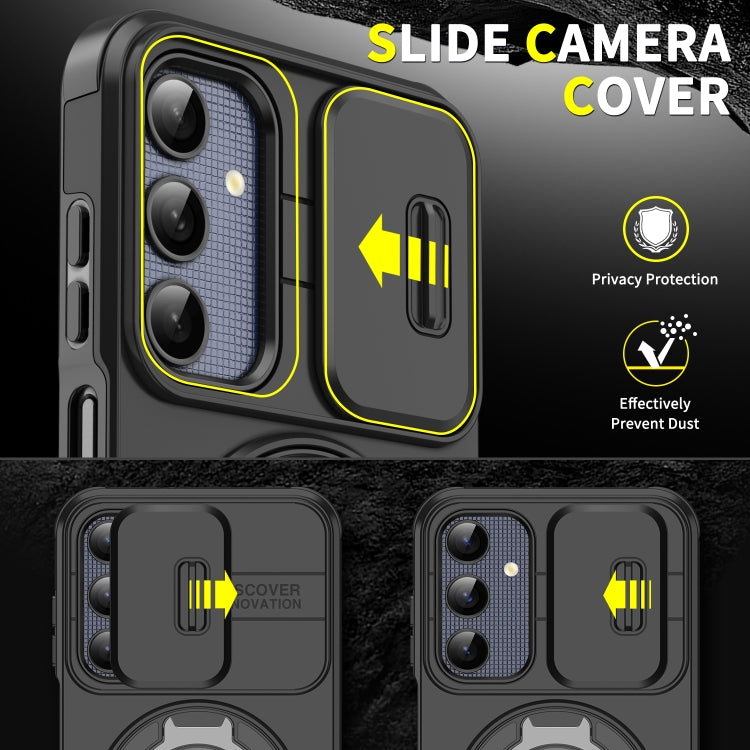 For Samsung Galaxy A23 5G Sliding Camshield Ring Holder Phone Case