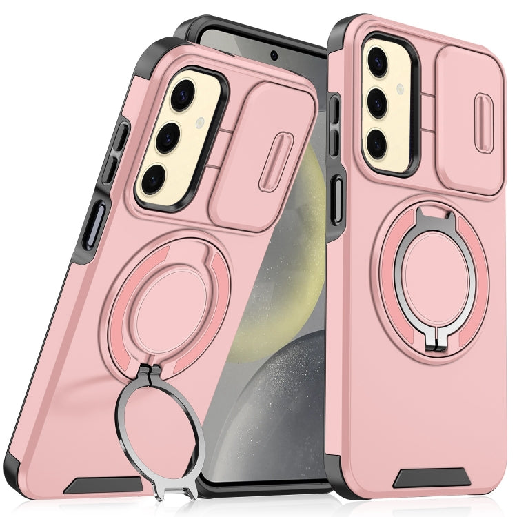 For Samsung Galaxy S24+ 5G Sliding Camshield Ring Holder Phone Case