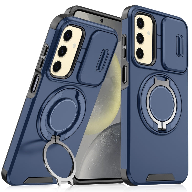 For Samsung Galaxy S24+ 5G Sliding Camshield Ring Holder Phone Case