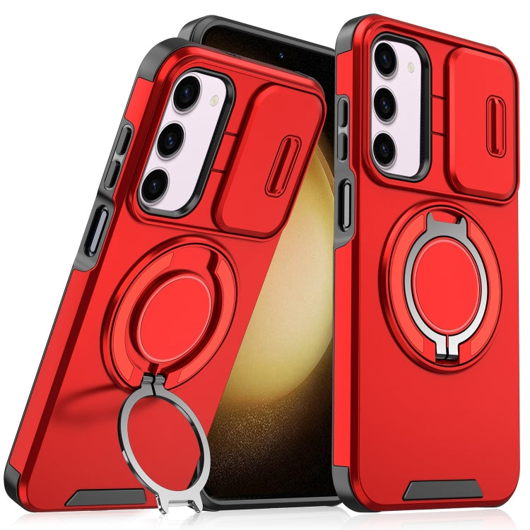 For Samsung Galaxy S23+ 5G Sliding Camshield Ring Holder Phone Case