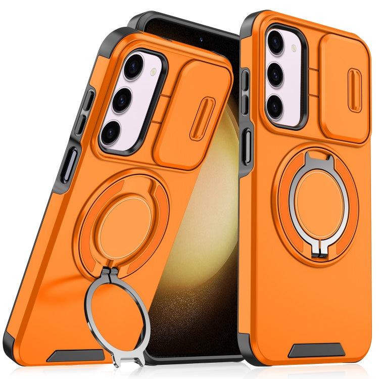 For Samsung Galaxy S23+ 5G Sliding Camshield Ring Holder Phone Case