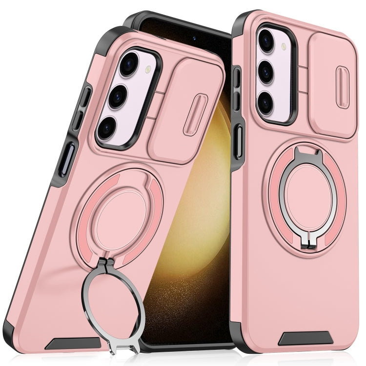 For Samsung Galaxy S23+ 5G Sliding Camshield Ring Holder Phone Case