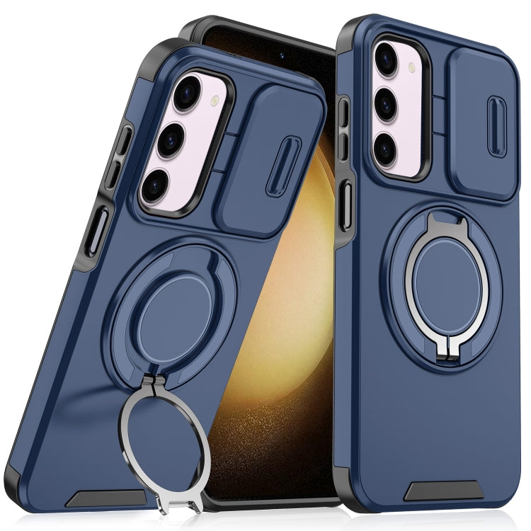 For Samsung Galaxy S23+ 5G Sliding Camshield Ring Holder Phone Case