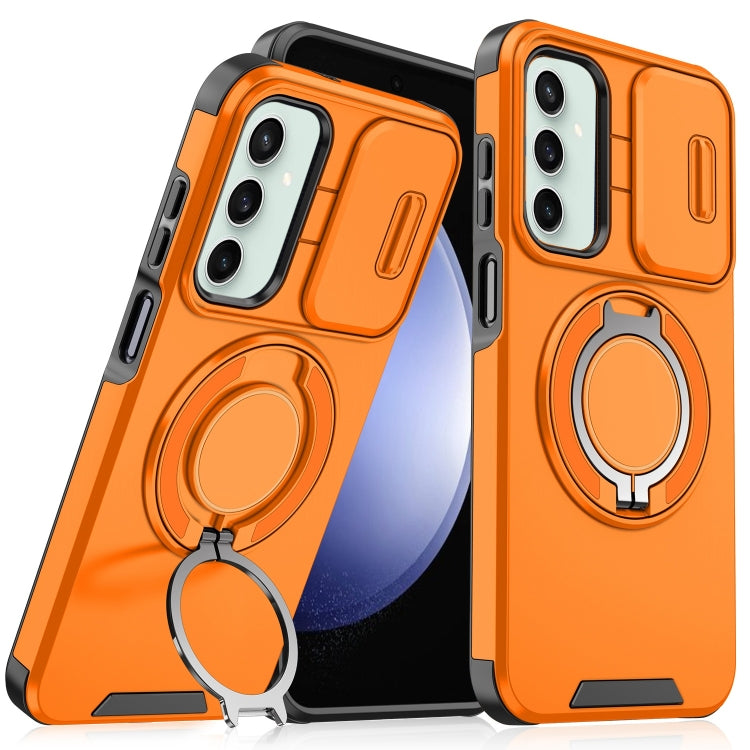 For Samsung Galaxy S23 FE 5G Sliding Camshield Ring Holder Phone Case