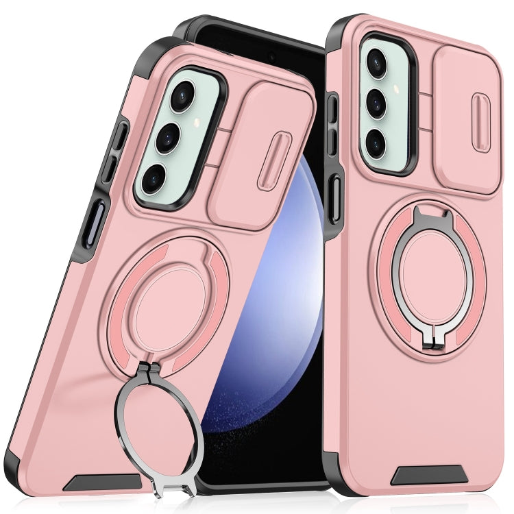 For Samsung Galaxy S23 FE 5G Sliding Camshield Ring Holder Phone Case