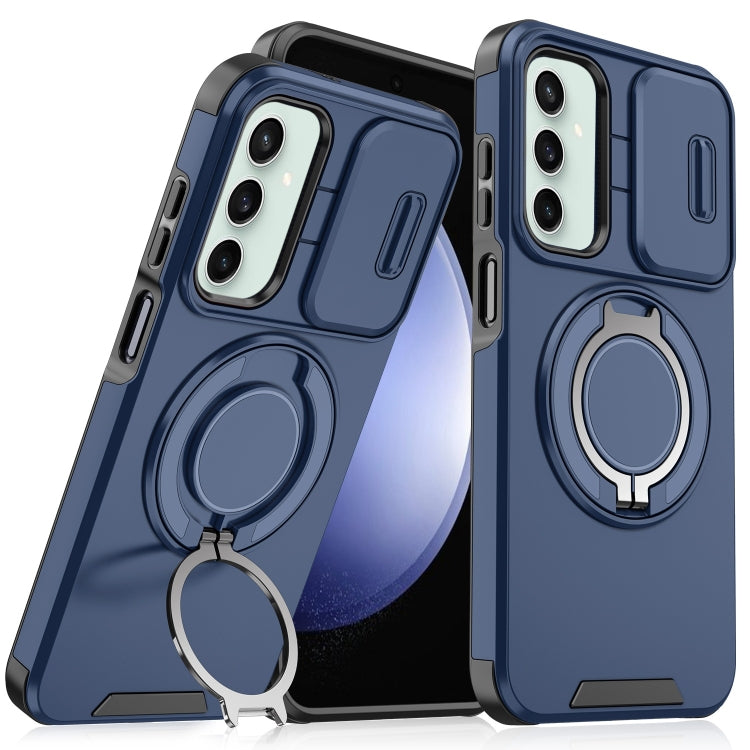 For Samsung Galaxy S23 FE 5G Sliding Camshield Ring Holder Phone Case
