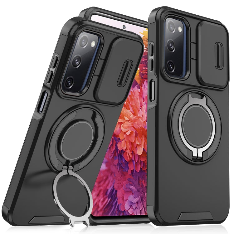 For Samsung Galaxy S20 FE Sliding Camshield Ring Holder Phone Case